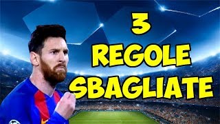 3 REGOLE DEL CALCIO CHE ANDREBBERO MODIFICATE [upl. by Oiralednac]