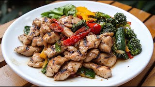 Stir Fried Chicken with Veggies [upl. by Duthie560]