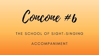 Concone 6 Accompaniment [upl. by Shelton848]