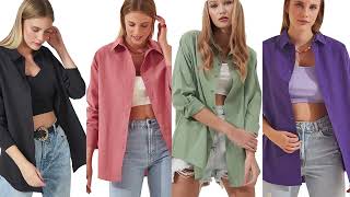 Blouses for Women Fashion Long Sleeve Button Down [upl. by Nniuqal]