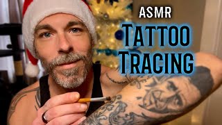 ASMR  Tracing My Tattoos backstory meaning [upl. by Ardnoed]