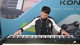 PJ88D Folding Piano 88 key portable piano electric folding electronic piano MIDI electronic organ [upl. by Lucienne126]