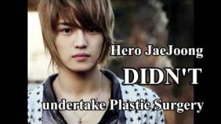 JaeJoong DIDNT undertake Plastic Surgery [upl. by Elene119]