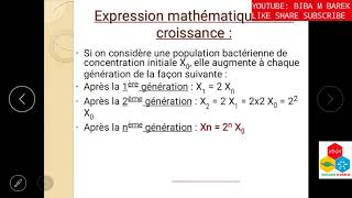 Cours Croissance bactérienne [upl. by Pena]