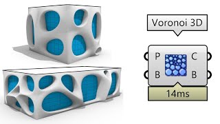 Grasshopper Voronoi Parametric Facade [upl. by Thanos26]