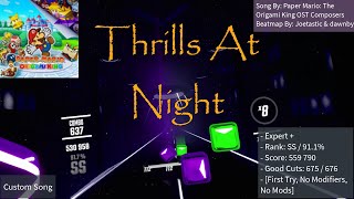 Thrills At Night Paper Mario OST  SS Rank First Try [upl. by Yllehs]