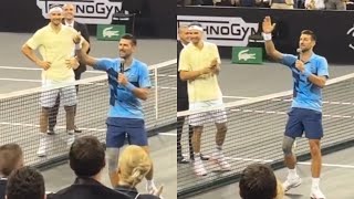 Djokovic Peva Luda Po Tebe pred 10 000 Ljudi u Bugarskoj na Mecu sa Dimitrovom Djokovic vs Dimitrov [upl. by Ellenor]