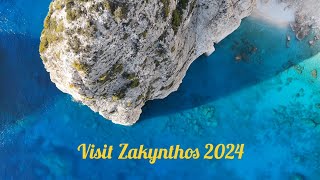 4K Drone Visit Zakynthos 2024 [upl. by Anaugahs481]