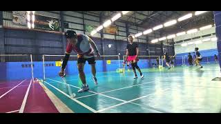 Dropsmash Sunday Badminton Queuing 112424 Gina amp LG vs Eugene amp Ryan [upl. by Hamaso42]