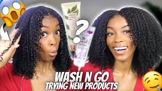 WASH N’ GO TRYING NEW TO ME PRODUCTS  Slim Reshae [upl. by Dekow267]