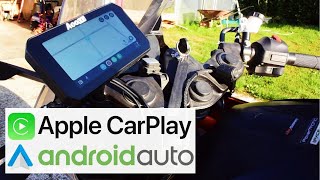 Android Auto e CarPlay IN MOTO Aoocci C5 Pro [upl. by Davidoff]