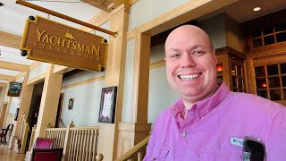 Yachtsman Steakhouse Top Dining Experience at Disney Resort [upl. by Lekzehcey]