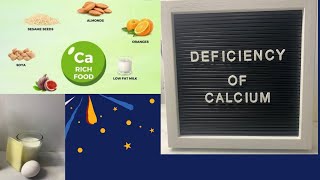 DEFICIENCY OF CALCIUM [upl. by Leiad]