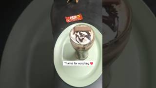 KitKat milkshake 😋recipe youtubeshorts video shorts funny comedy food chocolate milkshake [upl. by Htebazie]