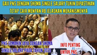 TERBARU SKEMA SINGLE SALARY SEMAKIN MENGERUCUT  TUKIN DIPASTIKAN CAIR PADA TAHUN 2025 [upl. by Warrin]