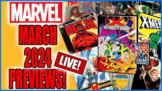 Marvel Comics Previews March 2024  Omnibus  Epic Collections  Trades  Collected Editions [upl. by Yeldud525]