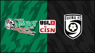 2024 USL League 2 Des Moines Menace vs Sueño FC [upl. by Adaha]