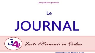 cours comptabilité générale  le journal  Darija [upl. by Salomi]