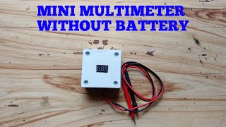 MINI MULTIMETER WITHOUT BATTERY [upl. by Lowenstein]