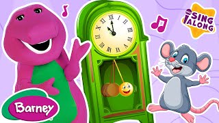 Hickory Dickory Dock  Barney Nursery Rhymes and Kids Songs [upl. by Yrahca134]