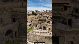 How Herculaneum Is Better Preserved Than Pompeii history trending shorts [upl. by Poll]