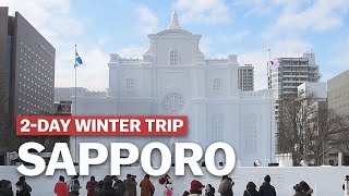 2 Day Sapporo Winter Trip Itinerary  japanguidecom [upl. by Annat]