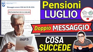 PENSIONI LUGLIO ➜ MESSAGGIO INPS 5 AVVISI SBAGLIA IMPORTI AUMENTI 14ESIMA e ANTICIPI PAGAMENTI [upl. by Cavuoto]