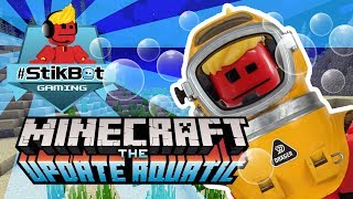 Stikbot Gaming 🌊  Minecraft Update Aquatic [upl. by Holton232]