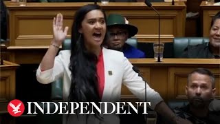 New Zealand MP performs haka in powerful maiden speech resurfaced video shows [upl. by Clary]