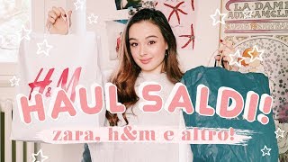 HAUL SALDI 2018 Zara HampM e altro [upl. by Anial]