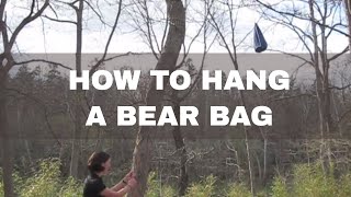 How to Hang a Bear Bag [upl. by Annoit]