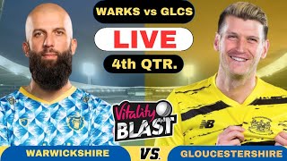 T20 Blast Live Warwickshire vs Gloucestershire Match  WARKS vs GLCS Live Score and Commentary 2024 [upl. by Asilim534]