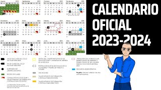 OFICIAL 📆 Calendario escolar 20232024 [upl. by Eveivaneg]