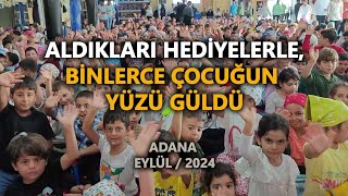 HZ ALİ VE EHLİ BEYT SEVGİSİ İLE ADANADA BİNLERCE ÇOCUĞA OKUL YARDIMI YAPILDI [upl. by Glaser]