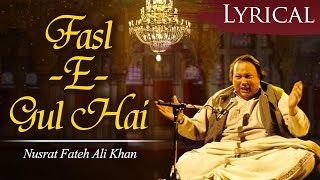 FaslEGul Hai Sharaab Pii Leejiye by Ustad Nusrat Fateh Ali Khan  Popular Qawwali Song [upl. by Nnel]