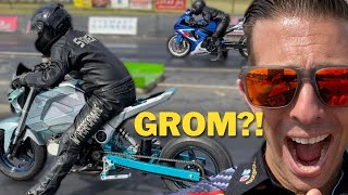 NITROUS GROM STUNS GSXR 1000 [upl. by Macri702]