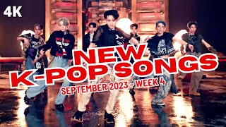 NEW KPOP SONGS  SEPTEMBER 2023 WEEK 4 [upl. by Charissa]