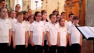 Petit garçon chorale Airs du Temps pont lévêque calvados Eglise Blangy le château 13122015 [upl. by Doak]