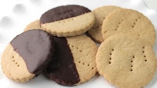 How To Make 3ingredient Shortbread Cookies  Simply Bakings [upl. by Oakie]