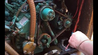 How the boat diesel engine works – tour of of the Volvo MD2020 saildrive on a Maxi 84 [upl. by Ylliw]