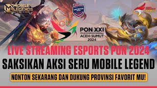 🔴 LIVE  PON XXI ACEHSUMUT ESPORTS DAY4  Mobile Legends Bang Bang [upl. by Bertina311]