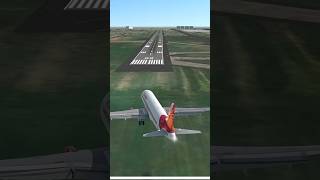 Air India A320 Crosswind Landing aviation avgeek flightsimulator landing plane a320automobile [upl. by Oren]