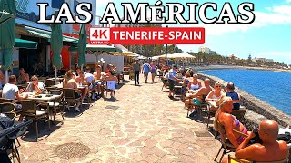 TENERIFE  PLAYA DE LAS AMÉRICAS  What is the Atmosphere like Now 😎 4K Walk ● April 2024 [upl. by Thetos737]