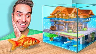 CREO UN ACQUARIO GIGANTE DI MINECRAFT [upl. by Saiff]