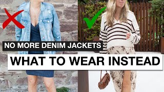 No More Denim Jackets with Dresses What to Wear Instead [upl. by Hampton]