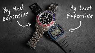 Rolex and Casio Complement Each Other  Rolex GMT Master 2 quotPepsiquot and Casio F91W [upl. by Nalo369]