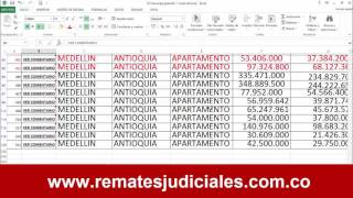 Listado de remates judiciales en Colombia [upl. by Magdaia]