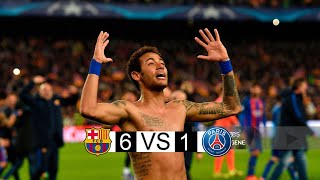 Barcelona vs PSG  61  extended highlights and Goals  champion league 2017 [upl. by Ensign]