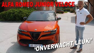 ALFA ROMEO JUNIOR ELETTRICA VELOCE MEER ALFA ROMEO DAN JE ZOU DENKEN [upl. by Chessa]