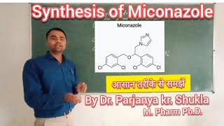 Synthesis of Miconazole [upl. by Aeikan]